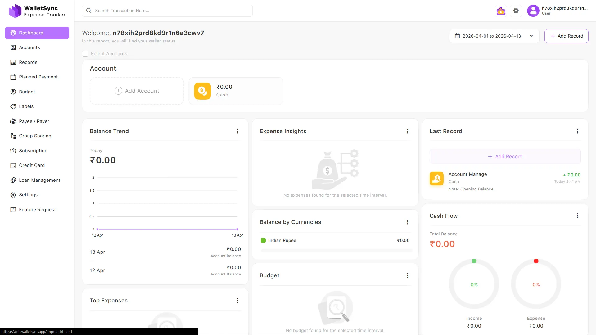 WalletSync screenshot 1
